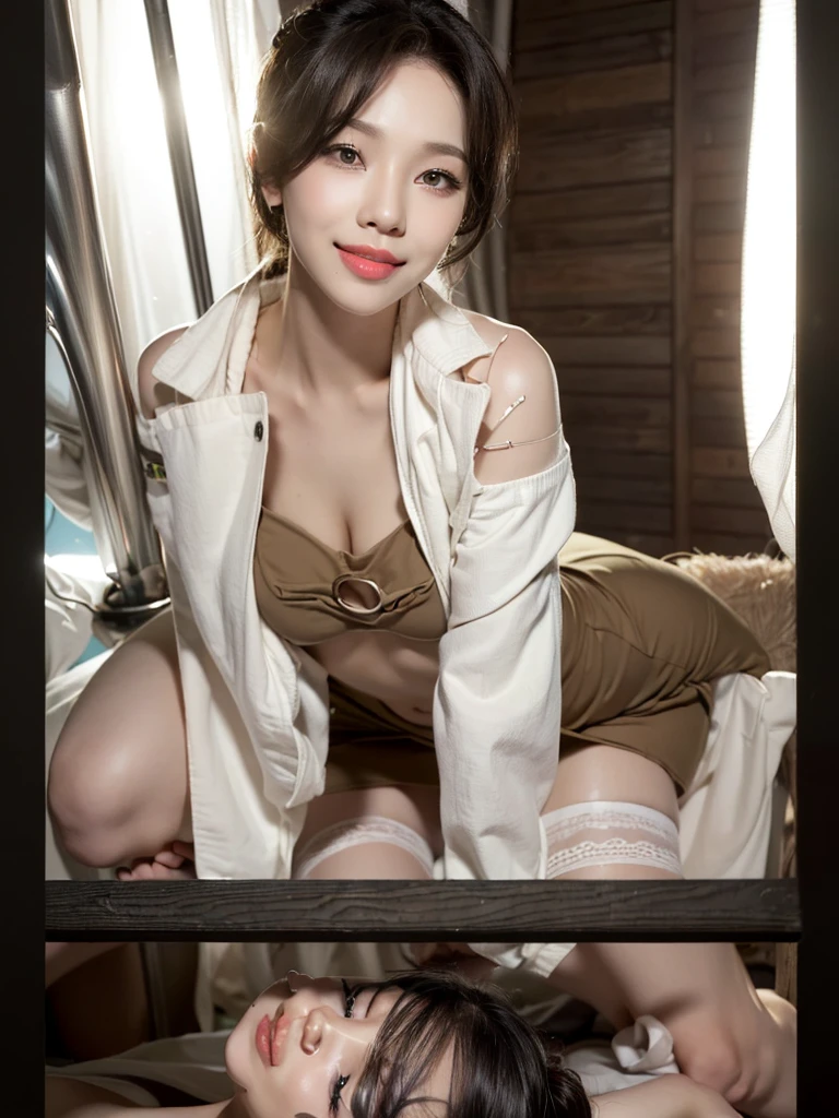Arad woman sitting on sofa in high heels and white shirt,Korean girls,sexy style,gorgeous young korean woman,Korean female fashion model,beautiful Korean women,Elegant and seductive posture,Sexy girl,with sexy look,photo of slim girl model,korean woman,a sexy pose,Beautiful young Korean woman,smooth white tight clothes suit,very sexy outfit,The legs are smooth and unwrinkled,Wearing black stockings