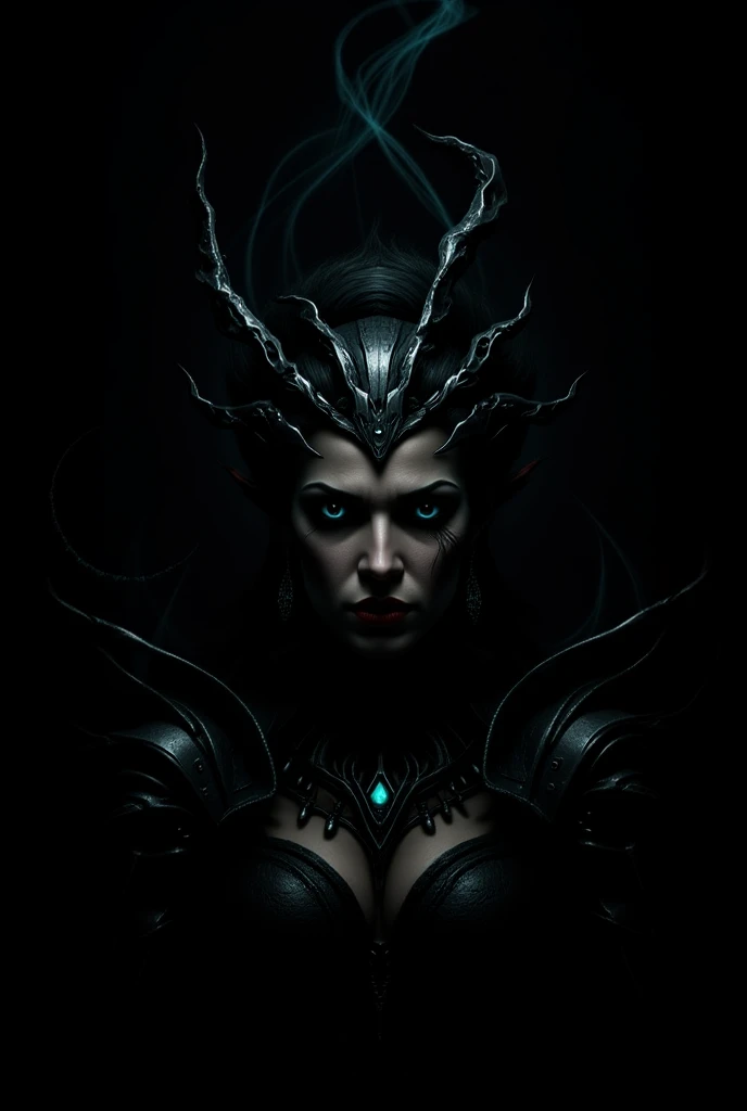 (Extremely detailed 8K wallpaper), A dramatic medium photograph of a beautiful female human-reptilian necromancer hybrid., intricate, high detail, (((big tits)))