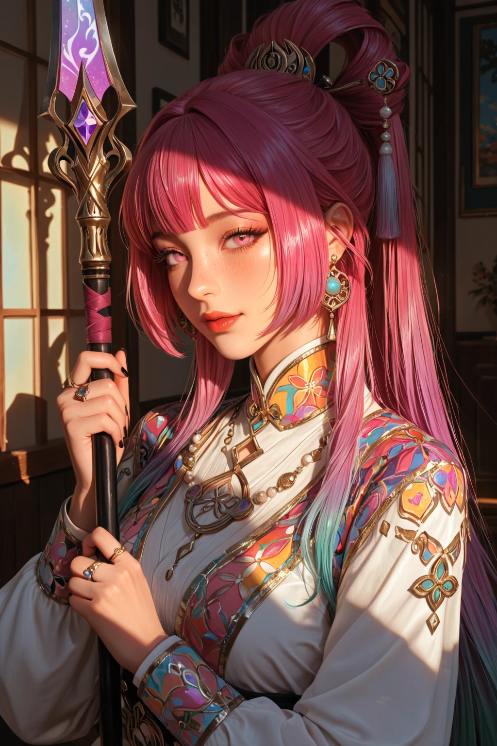 blue floor, (blue background: 1.2)