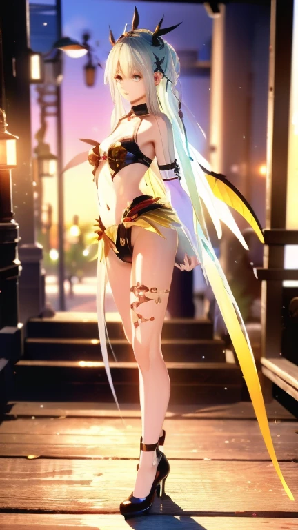 Water dance from the glory of the king,Figures,Super cute girl full body 3D girl character,3D,Sexy clothes,Pop Mart blind box,Wallpapers,realisticlying,three-dimensional light,dancing posture,dynamicposes,simplebackground,the golden ratio,multiple angle,The atmosphere is adventurous,Adult manga style,Realistic physical rendering,Glowing skin,detailed skin textures,full bodyesbian。