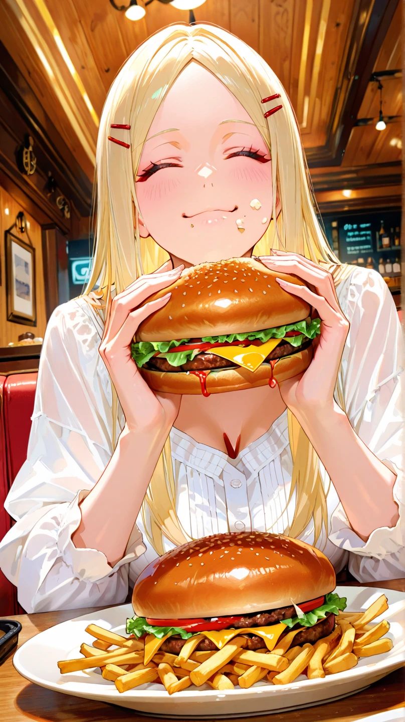 Logo brand with a hamburger