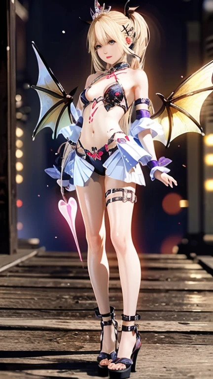 Asian woman, sticker (realistic photo) (maximum detail) with energy field around the body, with wings, floating on tiptoe, short Chanel hair. Ultra resolution, large breasts, strong thighs, angelic face, tight clothing, well visible body curvesPhotorealistic city, nocturnal, lit buildings (maximum details, poles, lights, vehicles, starry sky, vialactea. ( Panoramic photo) (wide-angle lens)  (Nikon T800) 8K photo (maximum quality) (deep photo) (rich in detail)