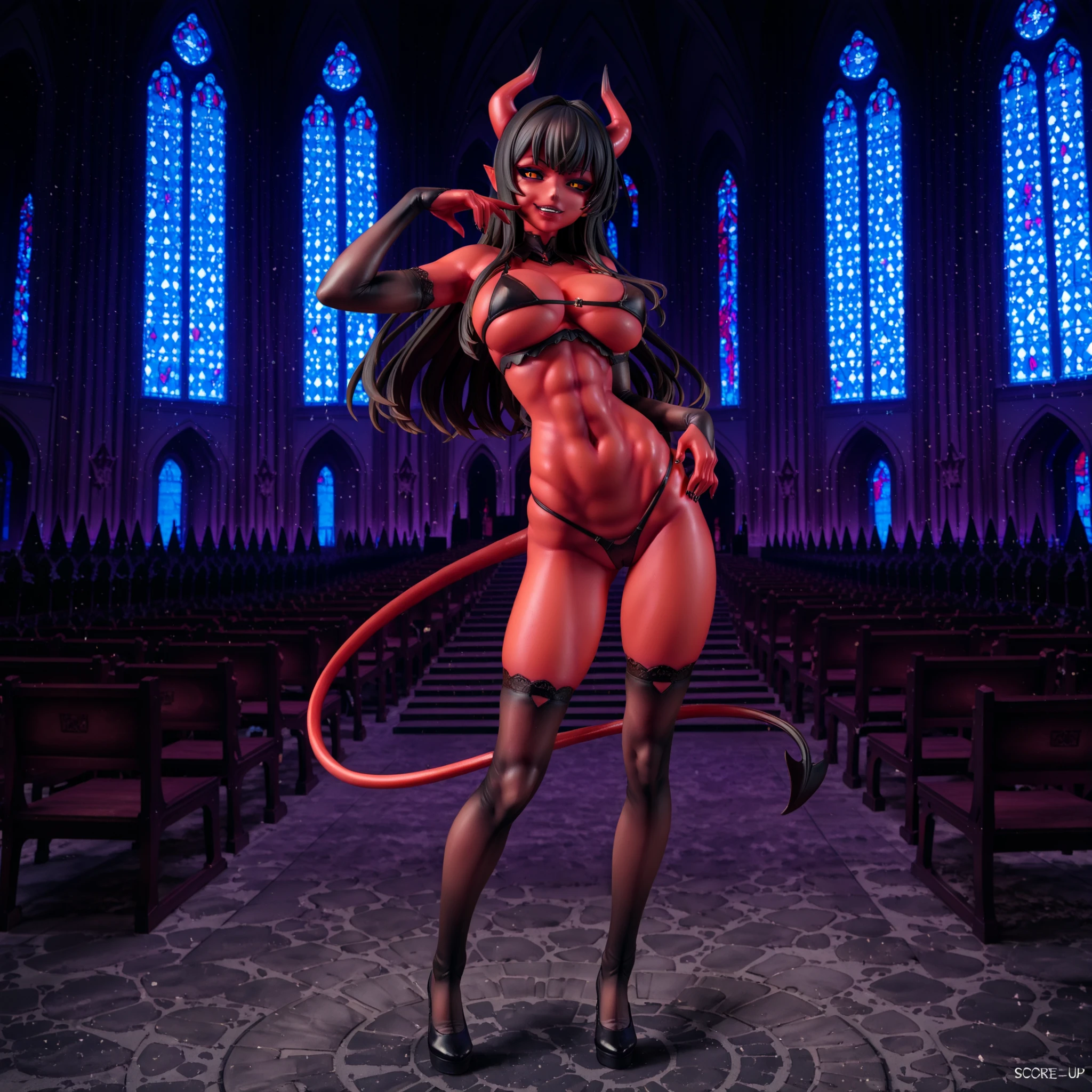 Demonic woman with horns and red eyes standing in front of a group of demonic creatures, succubus, Beautiful succubus, naked, no clothes, no underwear, visible breasts, dark black nipple color, big hips, visible vaginal, visible , dark black vaginal color, dark black color, visible pubic hair, visible vaginal hair, big buttocks, thighs big, big calves, Hermosa y elegante reina demonio, Demonio, succubus | medieval, dark fantasy art style, Reina de la Oscuridad, Reina del infierno, dark fantasy art, in dark fantasy art style, Reina del inframundo, Diablo 4 Lilith, Fantasy Dark Art, Army of Demons