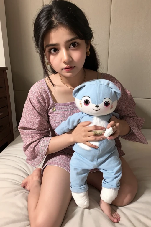 A beautiful kawaii girl, detailed and realistic, (((printed on a bright white t-shirt))), ultra-detailed, 8k, high resolution, photorealistic, professional photo, vivid colors, sharp focus, physically-based rendering, extreme detail description