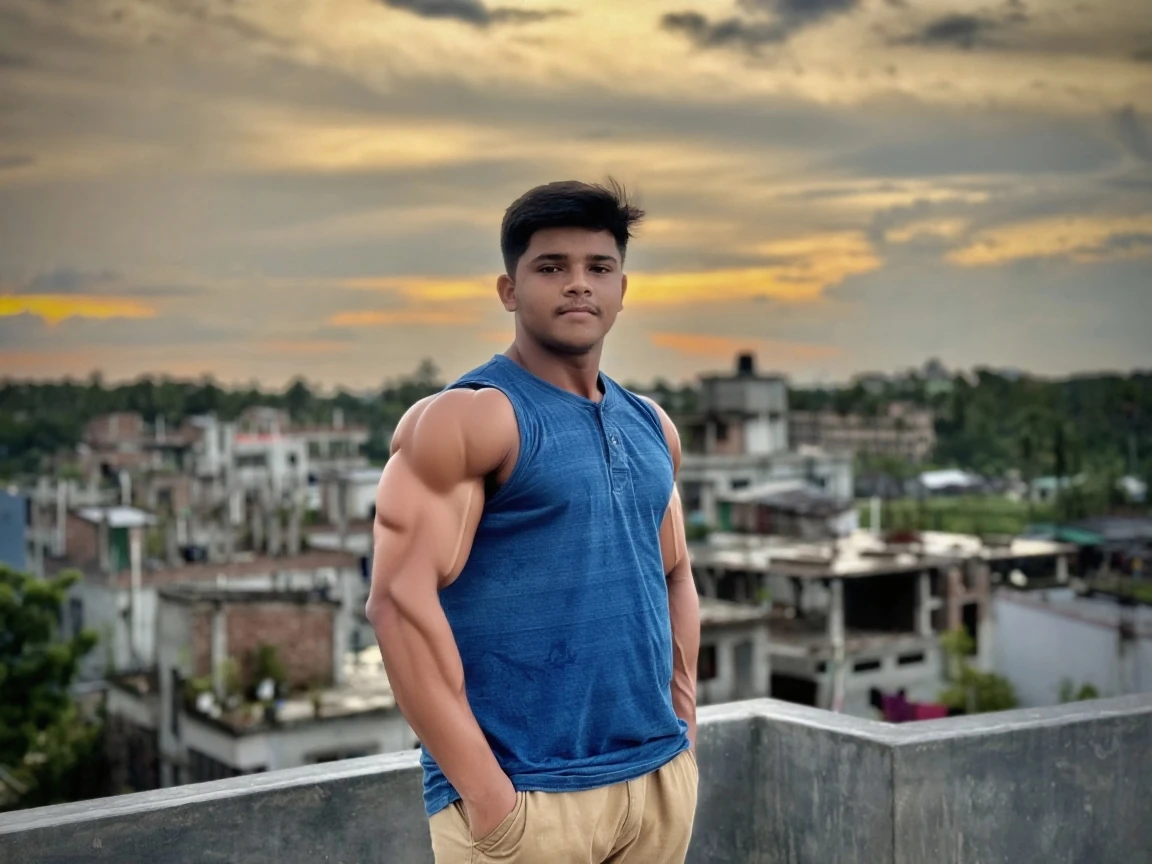 A sexy  indian  man with black hair, ,handsome face, detailed features, masterpiece posing, nsfw, homoerotic, flaccid penis , beautiful background, masterpiece , ,bookeh, beautiful evening ,  ,angry expression, upset , beautiful sunset, sky and beach in background, detailed eyes and face