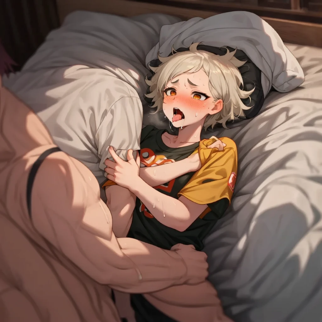 11yr old boy blush pain and protrude,sex anal hot,not wearing shirt,webtoon style