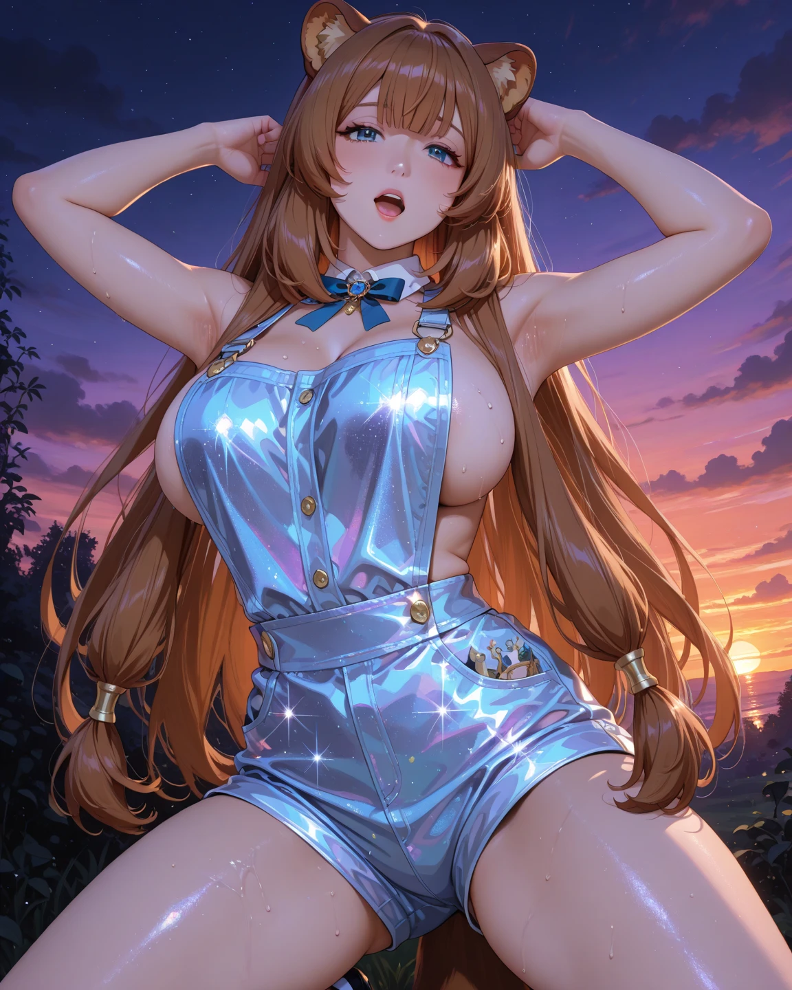 Uma Musume Blonde School Swimsuit Cute Girl