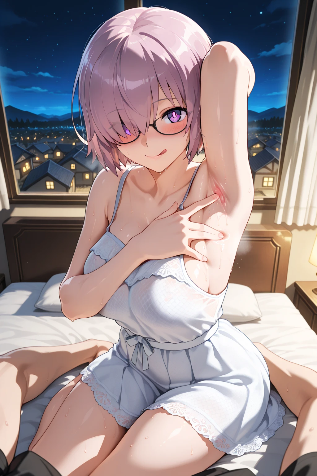A skinny naked with small breasts,have your own thighs,spread legs,pussy juice,city,masturbation,