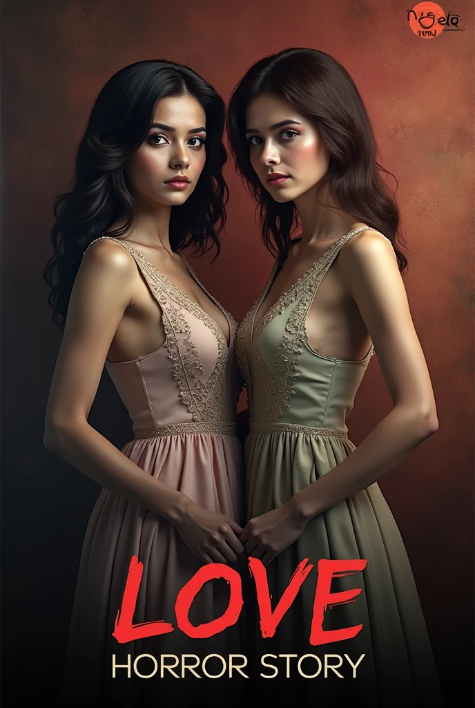 Create an image with red roses and red background