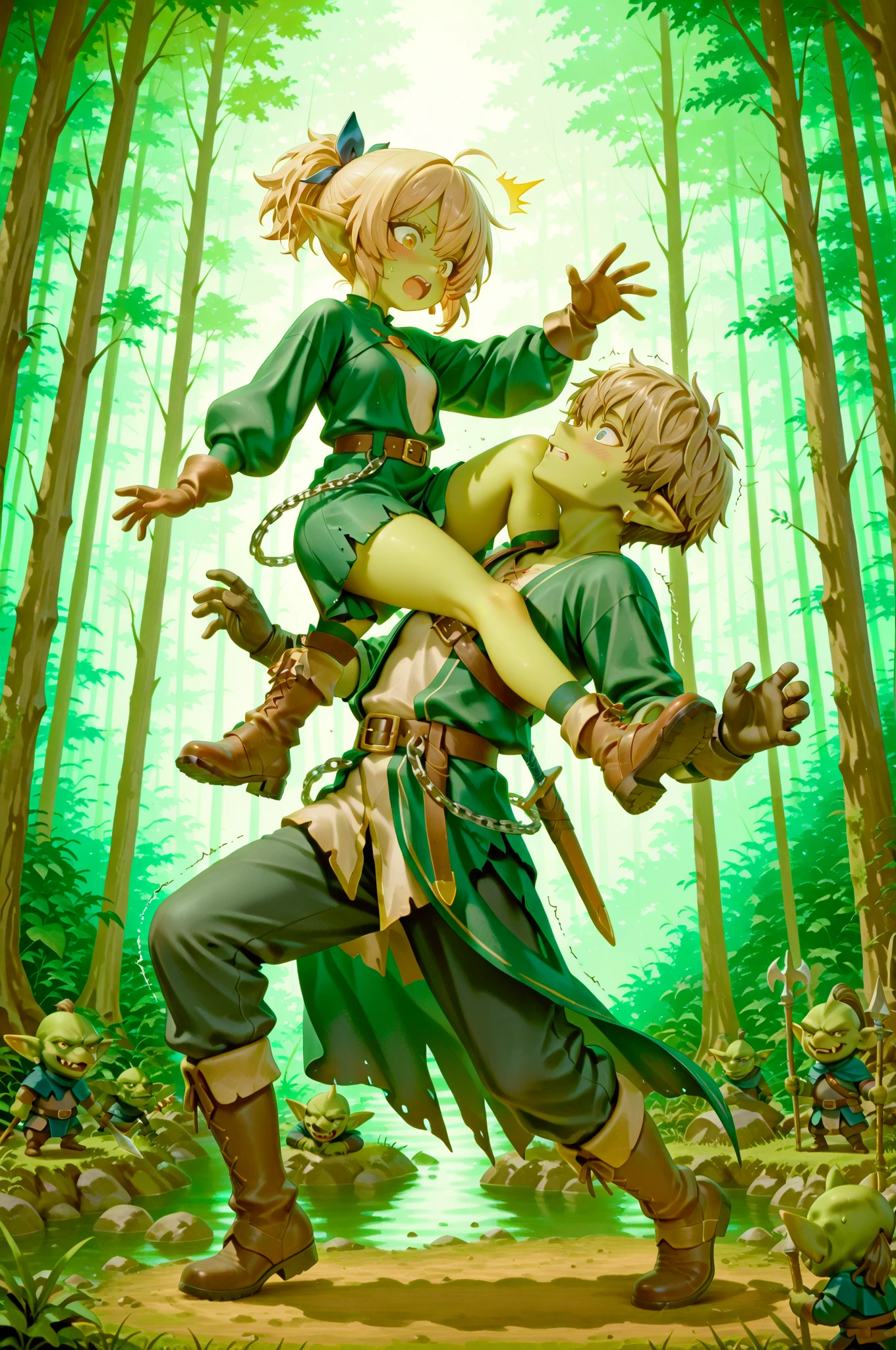 Huge muscles,Huge erect penis,Claude,Intense ,armor,Red Bandana,Green Globe,Hero Suit､A deep kiss,Male orgasm,Lewd,Anal Sex,Ekiben,1boysはClaude,1boys is Ashton,Toei animation style