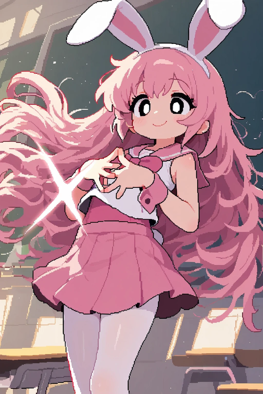 Zootopia, bunny, fluffy girl, adult girl, solo, 1girl, long cute bunny ears, fangs, claws, furry girl, female, wearing thick frilly nursery themed cloth diaper, baby diapers, with a cute backpack and diaper bag, slight diaper bulge, pink skirt, blue dragon eyes, pink hair with blue highlights, bunny tail, smile, smiling, embarrassed, has a big pretty bow in her hair, has animal paws for hands and feet, on her hands and knees, 1girl, best quality, outdoors, high definition, cute, long hair, space eye, glow eye, femboy, neon city, snowfall, midnight, deep blue hoodie, cute, collar, god, fur body, character, masterpiece, fluffy tail, current, shy, NFSW, Highest Quality, 8k, R-18, full HD, winter, OC, leather straps, leather cuffs, buckles, locks, crotch bulge, skin tight baby romper, thick adorable baby cloth diaper with cute frilly ruffled diaper cover worn,