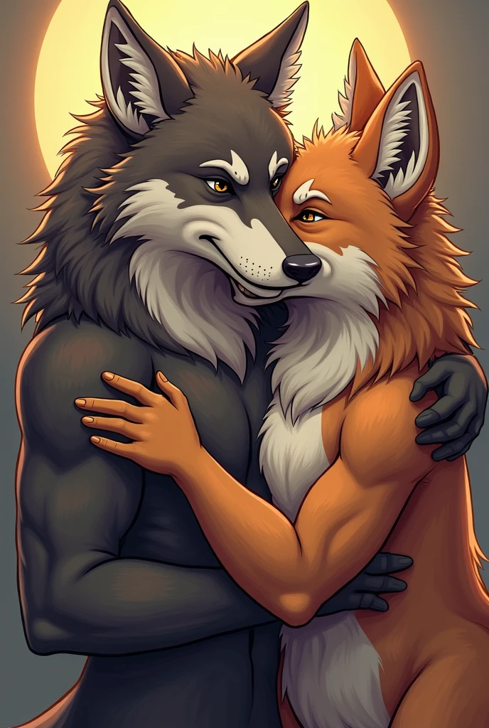 a beautiful and detailed full size portrait of a duo characters, female anthro wild werewolf and male anthro wild werewolf lies together on the grass and hugging, straight, heterosexual, no clothing, attractive muscular athletic bodies, kenket, Bonifasko, Ross Tran,ruan jia, trending on artstation,foxovh, cenematic lighting
Forest, mountains, clouds, distant river, blue eyes