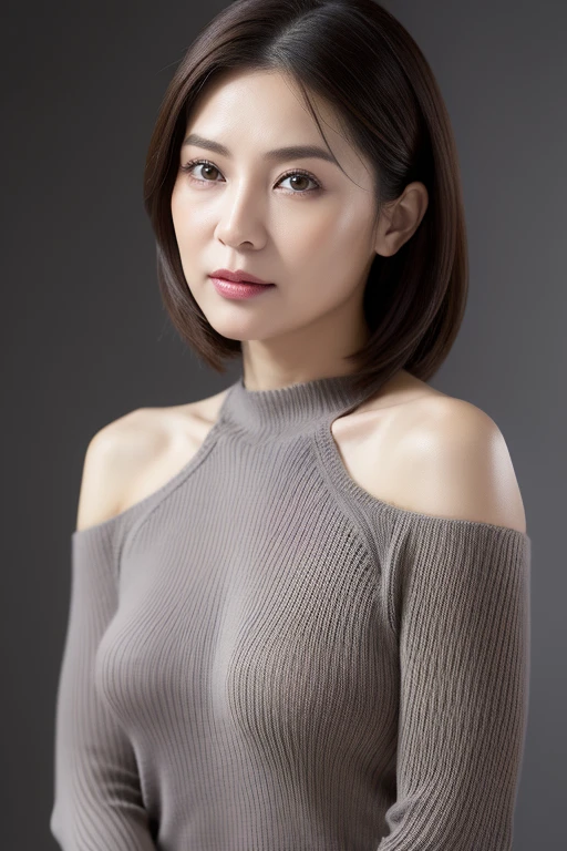 (35㎜ film:1.4), (Photorealsitic), huge filesize, hight resolution, ighly detailed, top-quality, [​masterpiece:1.6], illustratio, ighly detailed, nffsw, finely detail, top-quality, 8k wallpaper, cowboy  shot,Girl Standing In A Dimmed Narrow Alley In A Big City、(1 girl in),17 age、People with Japan、(Muscular girl like a bodybuilder:1.4), (Sculpture of thick arms:1.3),(muscular thick legs:1.4),((Disproportionately huge breasts:1.4))、Lori face、closes mouth、shyly smile、(Black High Neck Knitted Dress:1.3)、A narrow alley lined with Western-style izakaya、dynamicposes、(Realistic: 1.3), (Smooth lighting: 1.05), (Improved cinematic lighting: 0.9), Realistic lighting, Backlight, Face Light, raytrace, (Whitening light:1.2), (Image enhancement:1.4), (Top quality real skins:1.4), (Body Line Mood Increase:1.1),  (Skin Texture Enhancement Beauty:1.1),