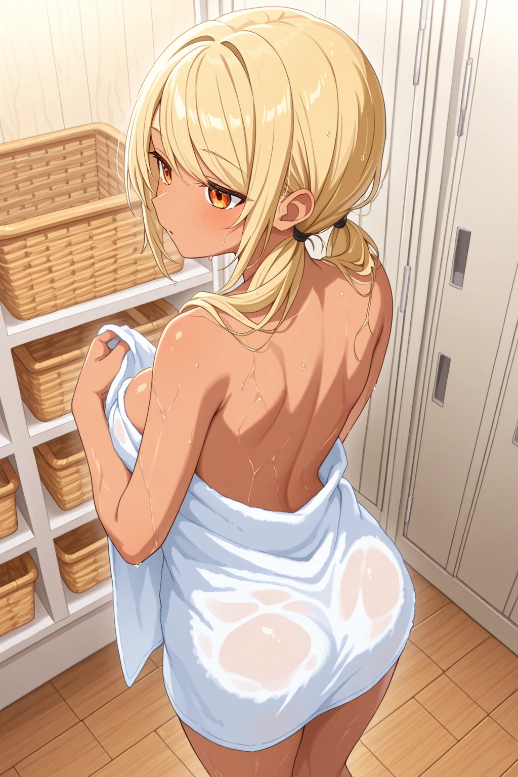 (masutepiece, Best Quality, High resolution:1.5, anime colours, megami magazine:1.2, anime poster style, anime keyvisual, sharp, 8k, photorealistic), (nsfw, from front), (beautiful eyes:1.5, beautiful face), Alice Zuberg, 1girl, solo, blush, (white headband), (blond Long Hair, hair braid), blush, (sagging large breasts, nude, nipples), (back, vaginal,sex:1.5, standing, from side), leaning forward, upper body, (Perfect detailed Anatomy, beautiful detailed hair, perfect detailed body:1.2, shiny skin), (thick outline, Beautiful outlines, black outlines),