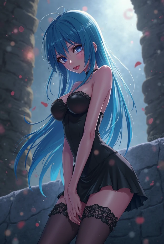 anime　Baby Face　limbs　to be tied up　Her boobs are spilling out of her uniform　Pussy　Long, shiny, almost blue black hair　Patsun Hair　Gothic Lolita　A mature-looking person