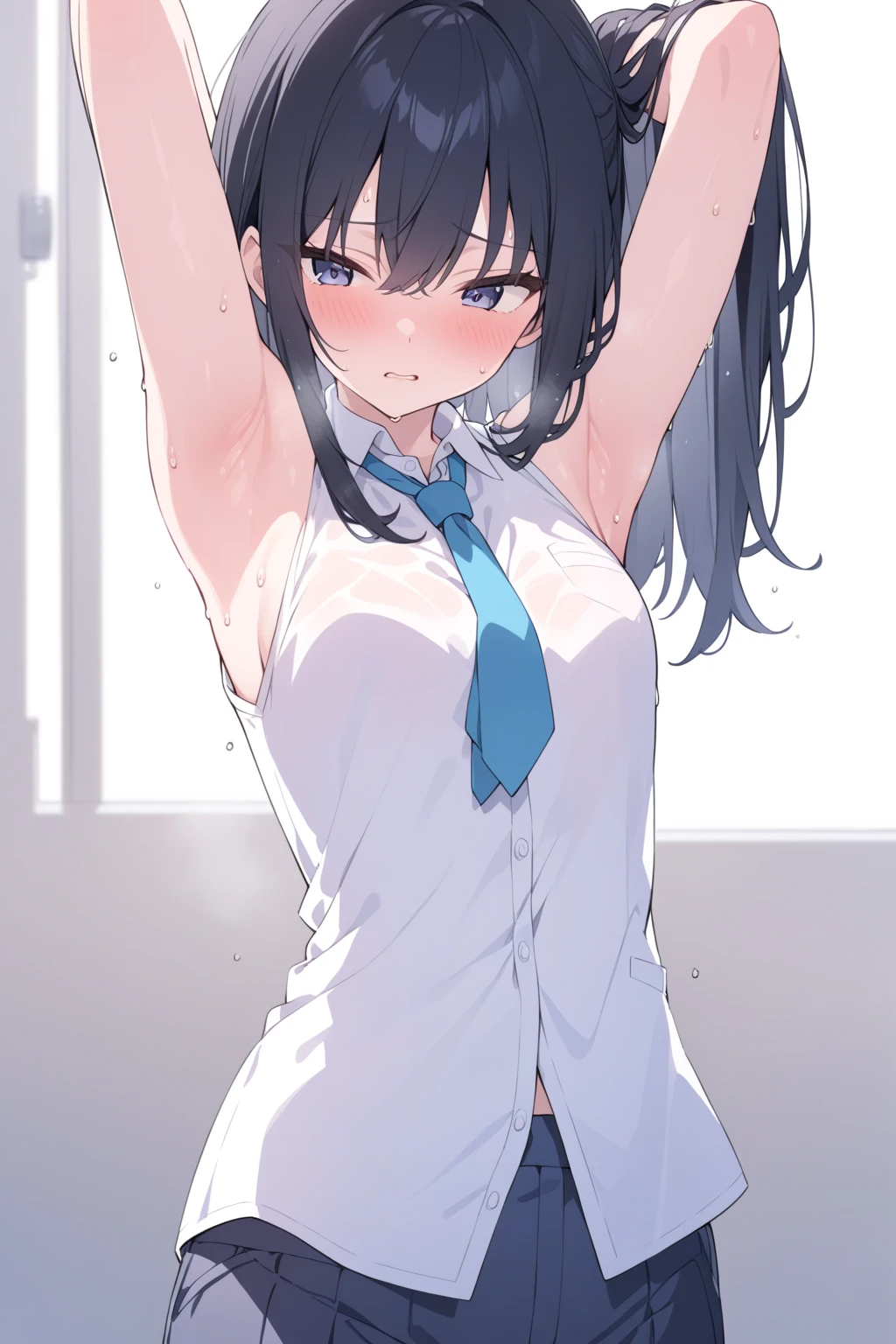 arm behind back
