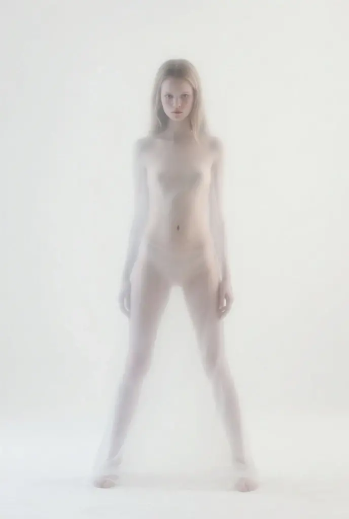 a woman wearing translucent Sex Clothing through which her sexy body could be seen, by Annie Leibovitz, studio lighting, high contrast, contrasting colors, highly detailed, skin texture, <lora:woman_64_prodigy:0.6>