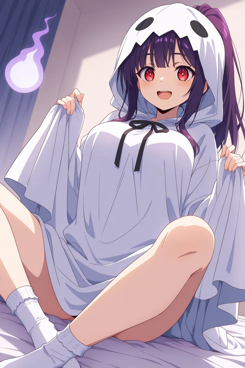 In a haunted house、On all fours、sex、hug、Shuten Doji、ghost、Tengu、Both eyes open、Hardcore、Nipples、Being raped、Blowjob、Big dick、Pussy、Covered in semen、Girl、Girl、Short、Younger、Lower school year、Baby Face、flat chest、Dynamic Angle、masterpiece、best quality、ultra-detail、night