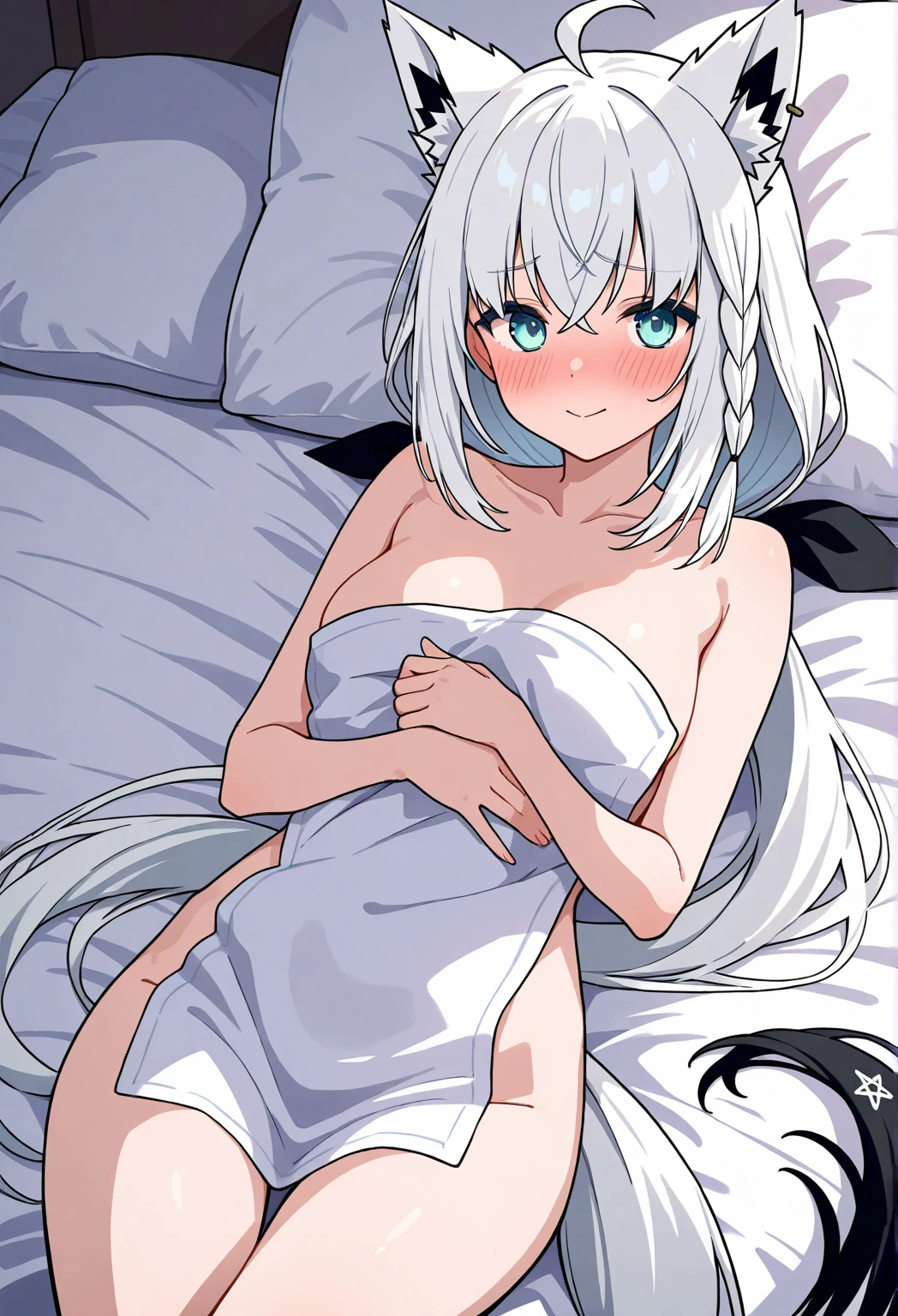 (masterpiece:1.2), (highest quality:1.2), perfect eyes, perfect face, perfect lighting, middle ages, bed, 1 boy,blonde aqua eye, ((((((hair over one eye)))))), Braid Styles, spiked hair, blunt bangs, bob hair, a braid, Ahoge, ((((nude)))), cute eyes, medium breast, ((glaring)), open mouth, ((from above)), ((front)), ((arms behind back)), ((spread legs)), orgasm, scared, , (abs), ((ahegao)), smile+happy, fang, spoken heart, crying face, (((dark skin)))