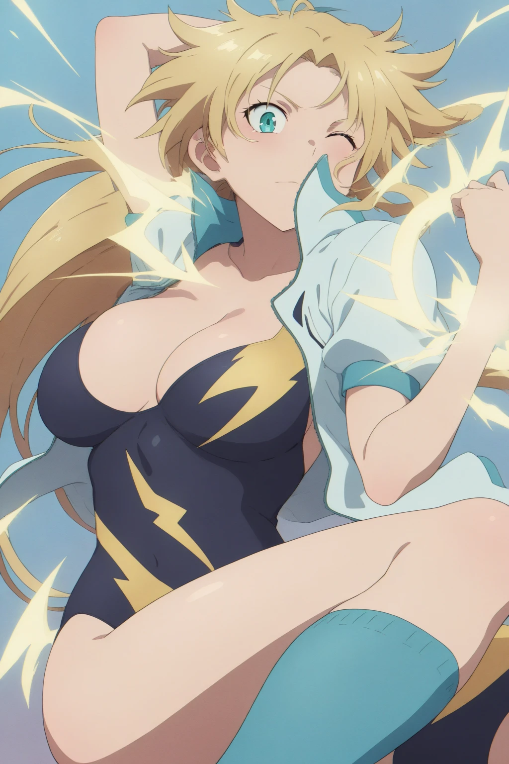 ((Small breasts))、Spread your legs and tie them、((((Inserting electricity into the anus))))、((Shooting an electric shock into her pussy))、tears、it hurts、(Squirting)、Construction site、Electric shock