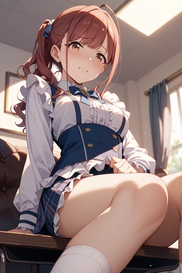 Misaka Mikoto、Best image quality、High resolution、masterpiece、super high quality、Spread your legs wide、Striped panties、big 、Ahegao、Showing panties、Panties close up、In underwear、Proud face、very big breasts、Squint your eyes、Cowboy Shot、Low Angle、Take off、Sexy pose、Blushing、4K quality、Crotch do-up、Cowgirl、Lingerie、Spread your legs、Accentuate the crotch、big ass、Zoom in on the lower body、彼女はSpread your legs wide、Spread your legs、Slut、Black knee socks streaks、Very naughty pose、Exposed breasts and clitoris、Bitch、Show your lower body、please sit down、Wet with love juice、My breasts are shaking、Orgasm Face、Sticking out tongue、focus on panties、服をTake off、Gothic Lolita、Gothic Lolita、Shooting from directly below