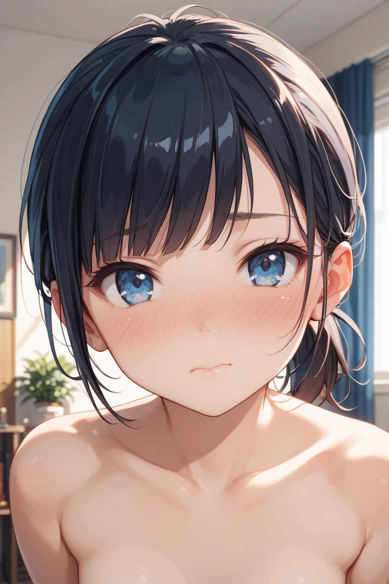 (2girls:1.3), (giantess:1.2), (height_difference:1.5), (size_difference:1.3), theme-castle, minigirl on a bed in front of the ass of a giantess, a minigirl on a bed in front of the ass of a giantess
a giantess, blunt bangs, brown_skinned, :3, angry, breasts, happy, naked, below view, from below, cleavage, laying down, sitting, back of head, backside, (blanket:1.2),
AND (minigirl:1.7) long hair, (rear_end closeup: 1.4), (A high resolution,ultra-delicate,best quality, masterpiece, Best quality at best), NFSW, absurderes, high resolution, ((best quality)), ((ultra-detailed)), beautiful face, (shiny_skin:1.2), nipples
