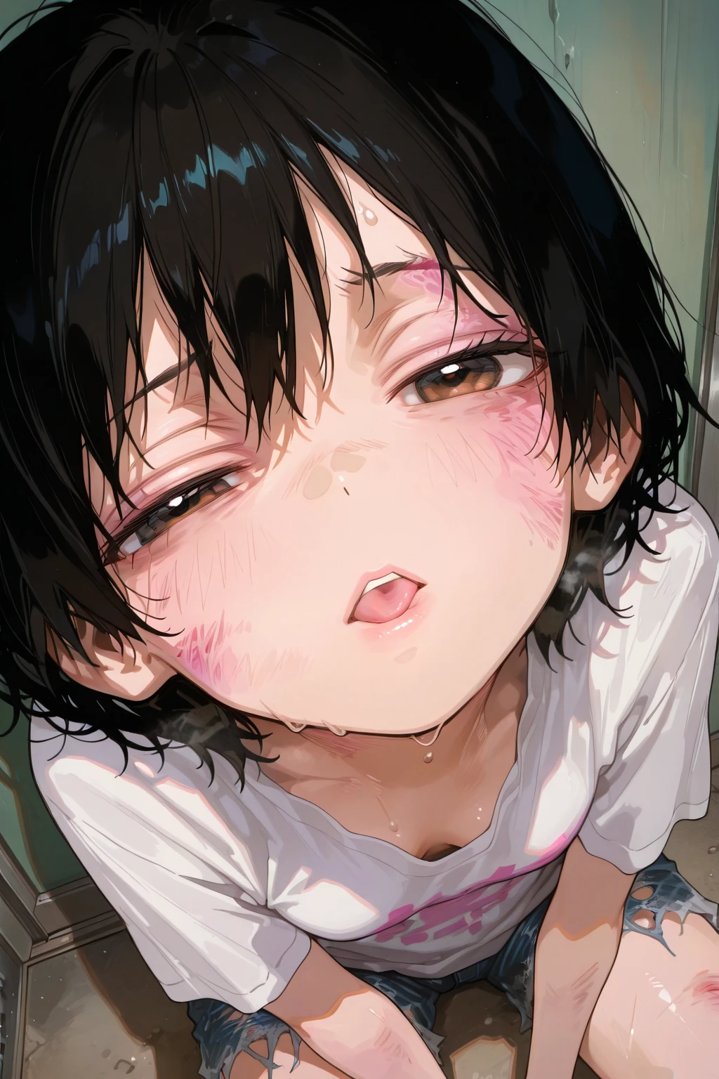 Absolute Resolution, super high quality, Very detailed, Official Art, masterpiece, master piece break one、3Year old child:1.85、on a fluffy futon:1.85、Photo from the side:1.85、Pink pajamas:1.85、Cute Kids Room:1.85、((Violent ????:1.85、Rough ????:1.85、Being raped on all fours:1.85、crying expressions:1.85、Crying face:1.85、Baby Face:1.85、Baby Face:1.85、Baby Face:1.85、?????:1.85、Pink pajamas:1.85、3Year old child:1.85、超Short length:1.85、Super young:1.85、??????:1.85、Ultra-flat chest:1.85、Open one'chest:1.85、Baby Face:1.85、Baby Face:1.85、Baby Face:1.85、Ultra-flat chestのShowing nipples:1.85、Ultra-flat chestのShowing nipples:1.85、Spread your arms out to the sides:1.85、Please open your mouth wide:1.85、Short length:1.85、Short length:1.85、Baby Face:1.85、Baby Face:1.85、Baby Face:1.85、Are crying:1.85))、超小さくてSuper young:1.85、Baby Face:1.85、Open one'chest,Ultra-flat chest:1.85、Ultra-flat chestのShowing nipples:1.85,Showing nipples:1.85、Crying face:1.85、blush、my eyes are full of tears, please Please open your mouth wide:1.85,((crying expressions:1.85、??????内に挿入された巨大な???:1.85、?????:1.85)),?????? 、On the crib:1.85,Open one'chest,Ultra-flat chest,Ultra-flat chestのShowing nipples:1.85、(Black Hair、Short Bob、Beautiful pussy、short hair、hairpin、Cute Kids Room、trembling:1.2)