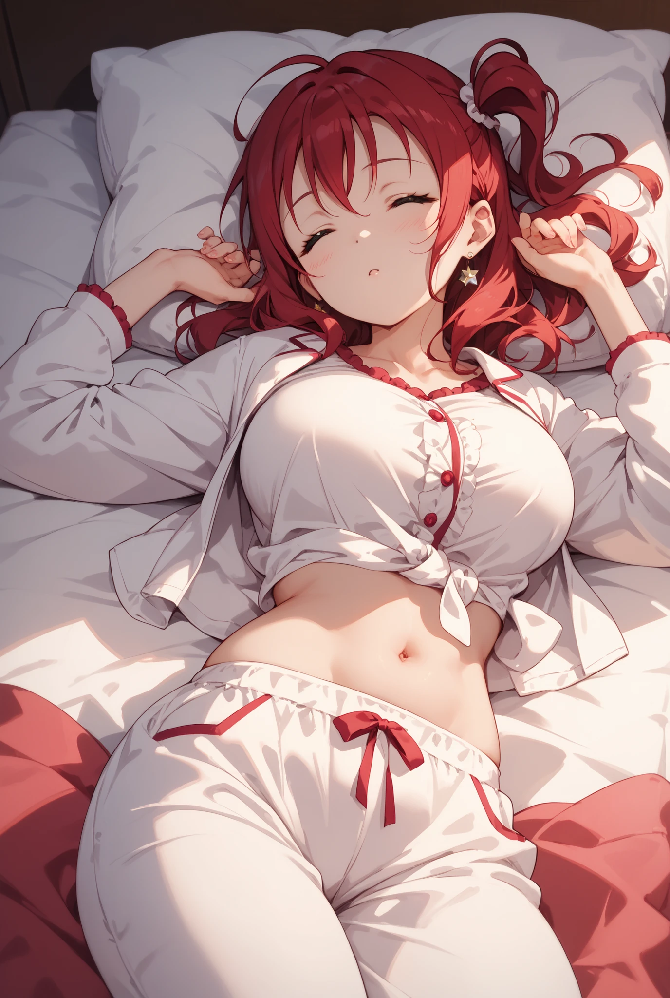 Chico anime dakimura pelirrojo ojos rosas femboy 