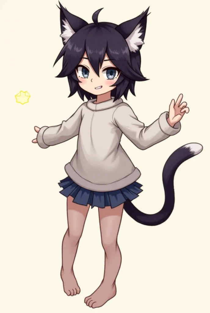 Score_9, Score_8_up, Score_7_up, Score_6_up, Score_5_up, Score_4_up, source_anime, anime style, 1girl, anime coloring, catgirl, aged down, cute, horny, excited, heavy breathing, cleft of venus, pussy, pussy juice, anal sex, chibi, from behind