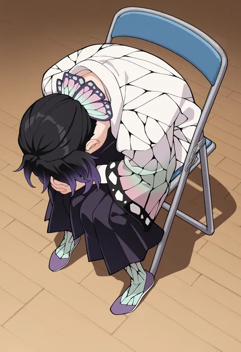 Meme do Shinji em uma Cadeira