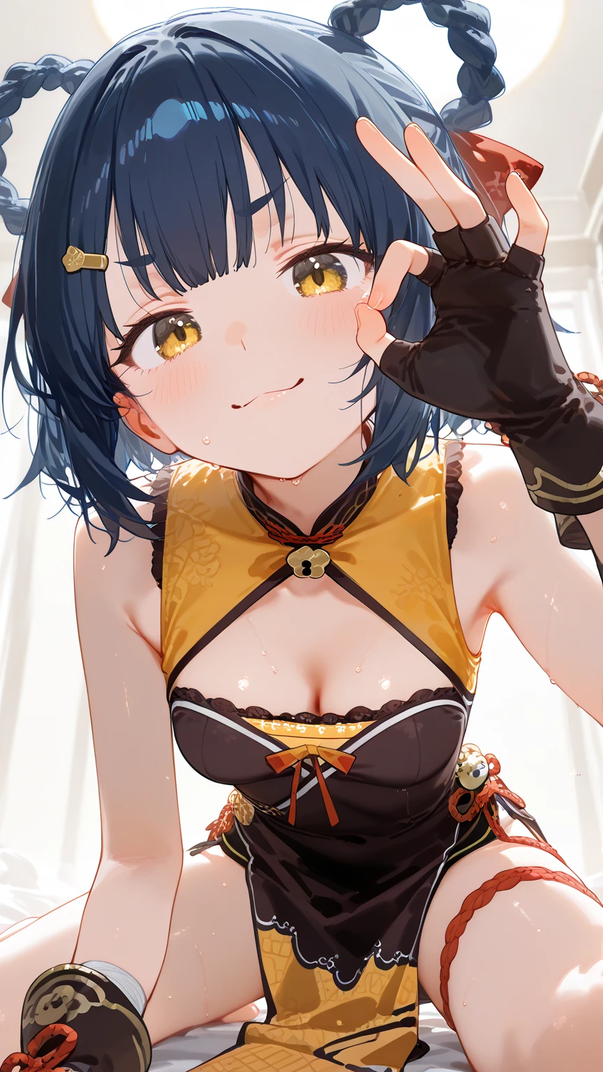 (Best quality, 8K, 32K, Perfect body, hyperdetailed face, , Detailed eyes