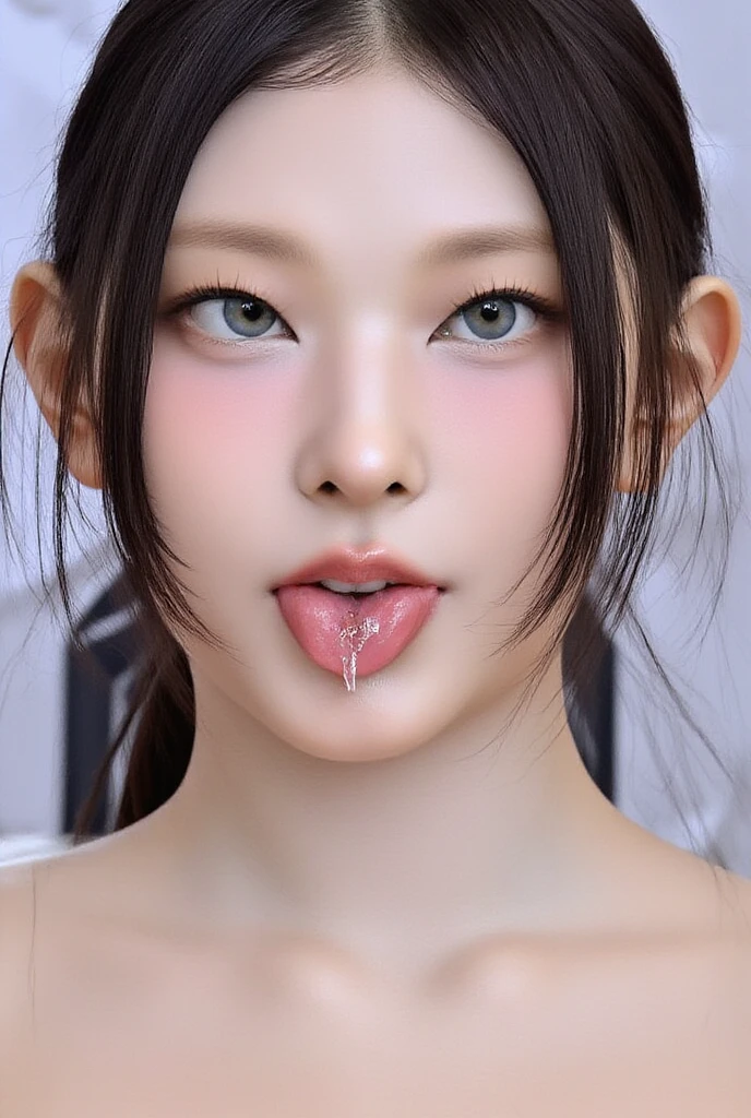 ((NSFW))、masterpiece、最high quality、high quality、best image quality、8K、最High resolution、High resolution、最high quality、Raw photo、Blowjob写真、((extreme close up of face))、Realistic human body with detailed details、Realistic skin in every detail、Realistic face in every detail、Realistic eyes down to the details、Realistic lips in every detail、Realistic teeth in every detail、Realistic ears with attention to detail、Realistic hair with detailed details、Realistic chest with attention to detail、Realistic areola with detailed details、Realistic nipples with attention to detail、Realistic arms with attention to detail、Realistic hands with attention to detail、Realistic fingers with attention to detail、(fine hands、thumb１reference４)、((beautiful japanese girl))、(japanese model), (japanese woman)、((18 year old beautiful girl))、(black hair)、(random hairstyle)、((beautiful upturned chest))、(slim style、slender style)、(Full body glossy skin、Fair skin)、((full nude))、((All nude))、Detailed and realistic human body、detailed realistic skin、detailed realistic face、detailed realistic arms、detailed realistic fingers、Detailed realistic feet、Detailed realistic female breasts、in a dark basement、Stone pavement with an eerie and cold atmosphere、a lot of sweat on the body(full of sweat:1.3), (Realistic male human body muscular man in every detail)、((multiple men))、((detailed realistic penis))、((Length 30cm、A magnificent penis with a thickness of 6cm))、((real raw penis))、group sex、集団Blowjob、((There are many men standing around the girl.))、(((A man is seen pushing his penis into her mouth)))、((Insert the penis into your mouth))、((please open your mouth wide(put penis in mouth))、((please open your mouth wide(put penis deep in throat))、((suck dick))、((Blowjob))、((ストロークBlowjob))、((バキュームBlowjob))、((deep throat))、((stick out tongue(lick the back of the penis))、random close-up