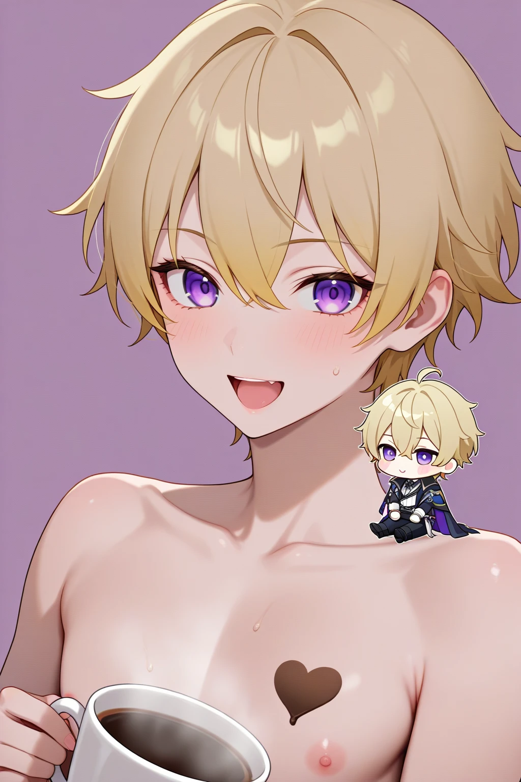 score_9,score_8_up,score_7_up,source anime,
uncensored, ((masterpiece,best quality)),
kawaii girl, jk, 15 years old, (completely nude:1.6), perfect cute face, saijo_juri, short blonde hair, (medium breasts:1.2), slender, skinny, (disgusted look on girl face:1.2),blushing, parted lips, drooling, salivaslutty face, 1boy, male face out of frame, erection, breasts, leashed to penis, (black collar:1.3), (black wrist_cuffs:1.2), chain, blush, collarbone, bare shoulders, looking at penis, penis awe, large penis, netorare, cheating (relationship), navel, full body, kneeling, bedroom, bedsheets, fatman, (dark skin male:1.4), muscular male, faceless male, male face out of frame, indoor, no windows, night time, (night:1.5),(dark background:1.2),