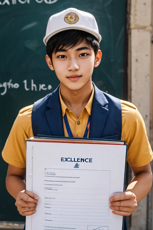 excellence of a student male