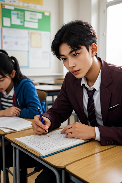 excellence of a student male