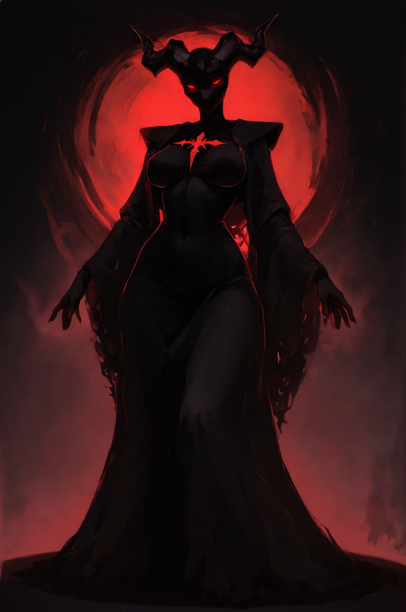 a close up of a cartoon of a woman holding a candle, dark goddess with six arms, dark goth queen, queen of darkness, dark sorceress, dark witch, gothic horror vibes, scary queen of death, dark witch character, hecate, abigail larson, the witch queen, evil sorceress, goddess of death, vampire queen, queen of hell
