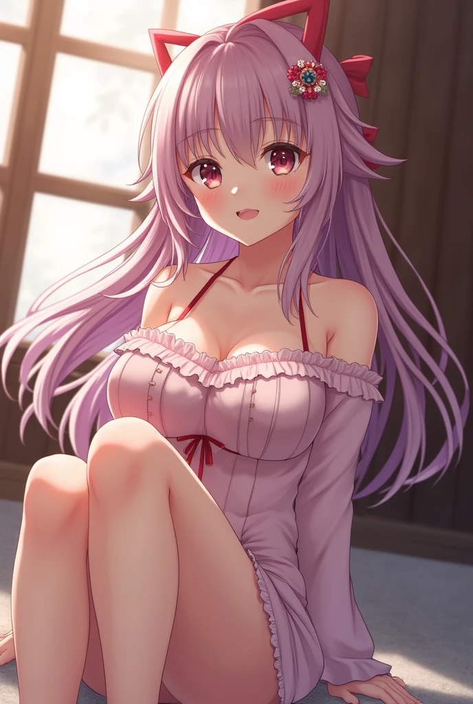 ((32k)), ((best quality)), ((ultra high res)), ((HDR)), ((UHD)), ((extremely detailed CG)), ((unity 32k wallpaper)), 18 years old, nsfw, sex with one man, covered in semen, facial, creampie, straddling on the man, one girl, fuchsia swimwear, wet body, wet hair, cute face, smiling, long hair, fuchsia hair, fuchsia eyes, peer in from below, on the bed, indoor, illustration style, anime style, high quality, tentacle, 