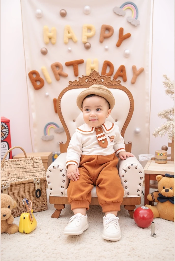 Baby boy background