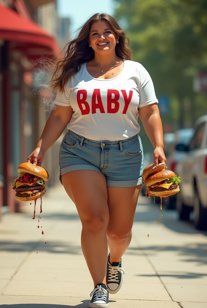 (8k, melhor qualidade, obra de arte:1.2), (realista, photo-realista:1.37), ultra-detalhado, 
1 chubby man with extremely thick thighs and a large belly and 1 girl with long black hair holding a poodle dog with white fur color the dog is on his lap the poodle wears a red bandana around its neck, Bonitinho, Sozinho,Beautiful detailed sky,detailed café,sentado, the girl is with her boyfriend next to her they are wearing shiny leather clothes the man is plump, chubby, extremely thick thighs, large belly, (nariz corado),(sorriso:1.15),(boca fechada) seios pequenos,lindos olhos detalhados, colarinho shir, casaco de couro preto jack, white bow, estrangulamento preto ,
(medium long hair:1.2),cabelo flutuante ,Estilo NovaFrog, Pele branca,cinematic light, Night square atmosphere,public lighting flowers foliage shrubs
