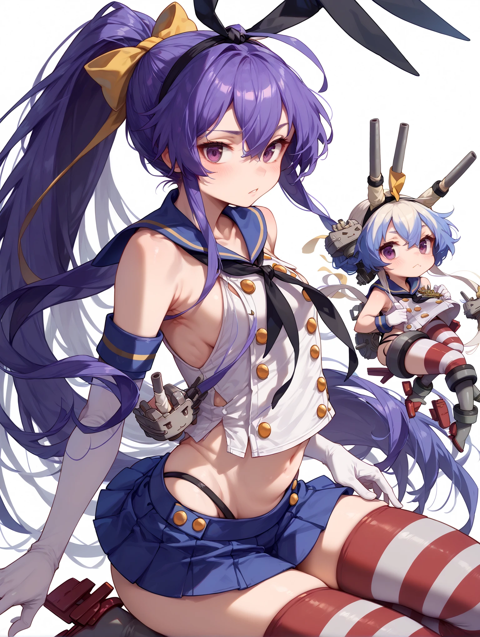 Anime girl in bikini posing in front of big sign posing for a photo, Kantai collection style, maritime, azur lane style, Official artwork, colored album art, anime colours, WLOP and Sakimichan, ( Colorful ), limited color, ( ( ( koi colors ) ) ), color spread, 2 8 mm color, chiho aoshima color scheme