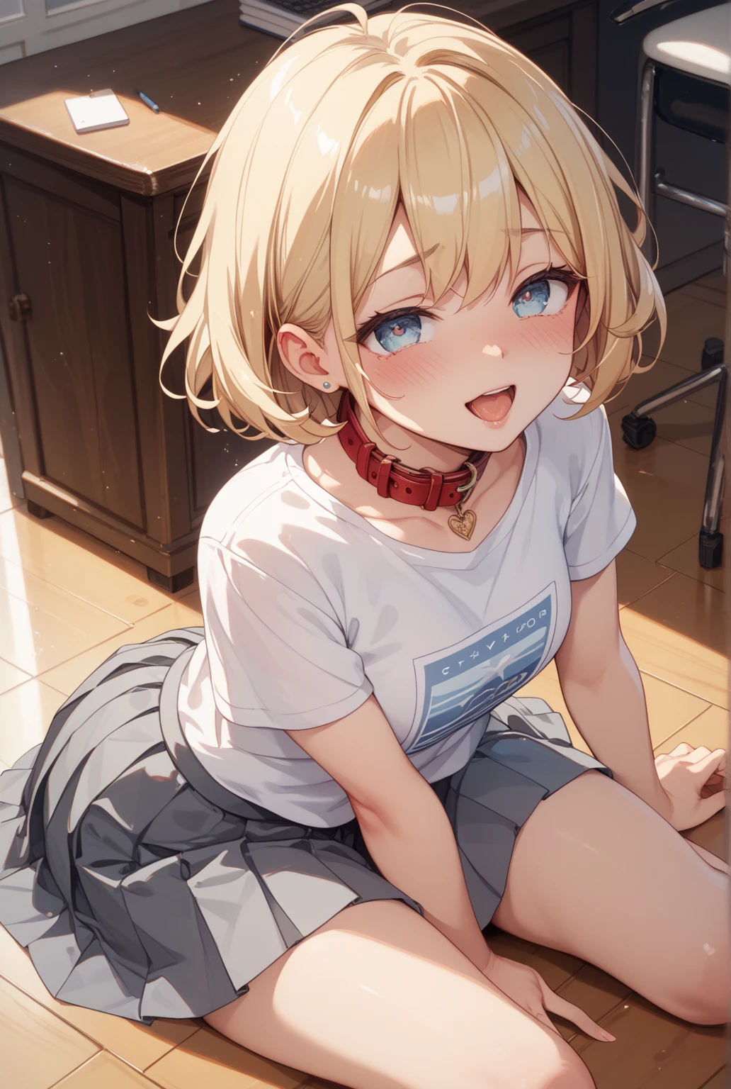 (Browsing Caution:0.99)、beautiful girl, (Roll up your skirt), Looking into the camera, Angle from below, Short skirt, Squat, A shy smile, Beautiful Skin, ((Highest quality, 16K, Tabletop: 1.3)), 1 Girl, The light shines on your face, Highly detailed face, Highly detailed lips, Beautiful Eyes、Realistic Skin、Cute design panties、shaving、Various Hair Styles、Different color uniforms、Natural clothes、Detailed panties、Spread your legs、sit、Squat
