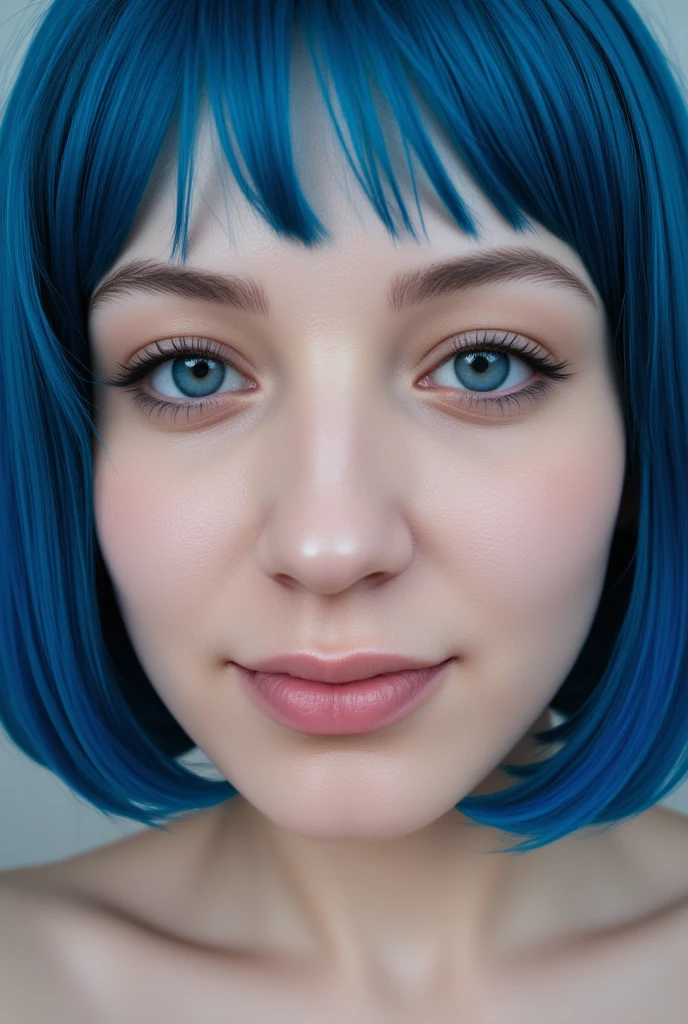 Make eye contact with the camera.., Micro bikini, escote,、Los detalles del iris de la pupila son muy sorprendentes、Extremidades sin roturas.、Adolescente blanca、Boca naturalmente cerrada、Areola natural、natural 、ojos fijos、cuerpo natural、Slightly baby face、rostro femenino、cuerpo femenino、con cara redonda、a small face、cheeks softened on camera、cuerpo completosbian、Desapego、Rostro equilibrado、Estrabismo ligeramente interno、top-less, golpes ((ojos grandes)) pechos reveladores. ropa de dormir elegante transparente, rapid eye movement, cabello corto, Re:cero, pelaje azul, Hair dyed blue, mucama, servidumbre, Mansion, Asombroso, anime de verdad, diadema en la cabeza, adolescente, hermosa NSFW NSFW

