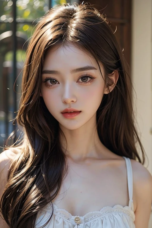 ((realistic lighting, highest quality, 8k, masterpiece: 1.3)), clear focus: 1.2, 1 girl, perfect body beauty: 1.4, slim abs: 1.1, ((dark brown hair, big: 1.3)), (accelerate: 1.4), (outdoors, night: 1.1), street, super slender face, fine eyes, double eyelid, exposed cleavage, incredibly absurd, messy hair, floating hair,