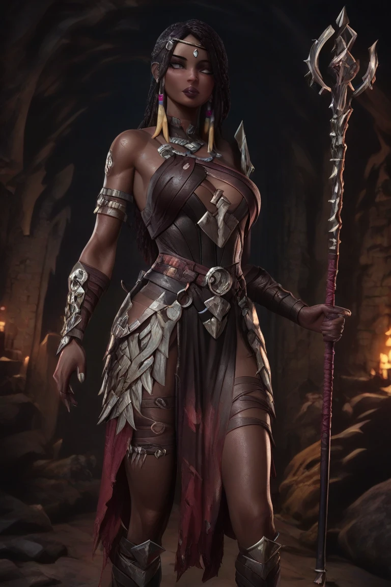(Masterpiece, best quality, intricate details, 1sologirl) iron collar, arms behind back, iron cuffs, shackles, leather collar choker neck bell, bound ((standing by wooden pole:1.2)) ((female Black Dark skin Gyaru)) show entire body frontal position, feet in view, realistic, gorgeous 16y.o. darkest skinned mixed race female, black African, transparent black pantyhose, legs open, museum,barefoot no shoes, looking to viewer straight symmetrical, white silver long hair