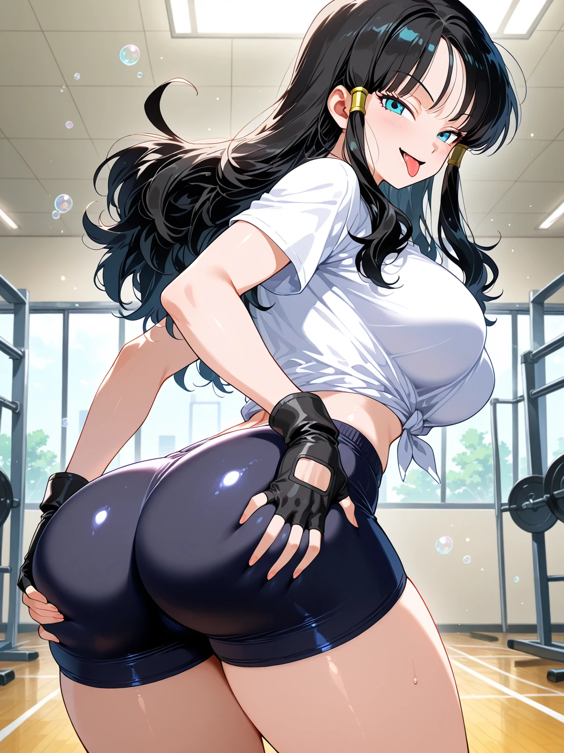 Girl with big breast wearing tight sports bra with angry and shy expression, big thighs, sexy, wearing sports bra, shy, hot, she is pooping on the toilet, she is sitting on the chair with pillow, she is pooping embarrassed, big breast, shy expression, tight sports bra,t, in pain, she is super in pain, dynamic shot, dynamic pose,sweaty, big thighs, horny face, horny, closed eyes, crying, dynamic shot, close up shot, foreshortening shot, she is touching her belly, she is grabbing her butt, she is trying hard, she is naked, she is holding her pee, she is wet, big butt, long hair, black hair, bangs,