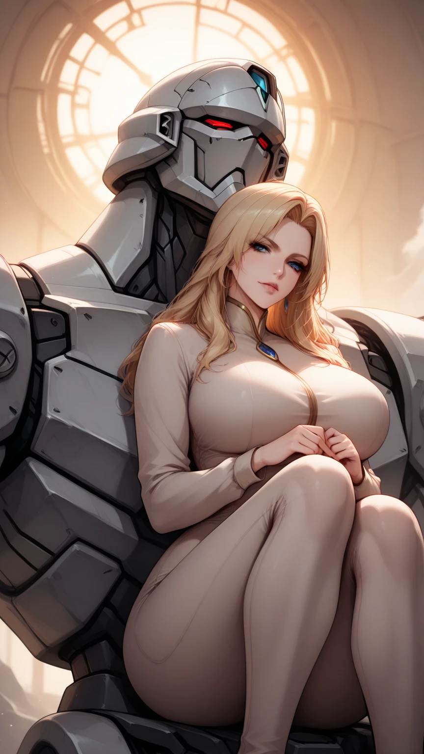 16K, Ultra High Definition, Super detailed, Shiny detailed hair, detailed face, fantasy landscape, solo, looking at viewer, {{best quality}}, {{masterpiece}}, {{ultra-detailed}}, {detailed light}, ultra high quality eyes, detailed eyes, perfect eyes, large eyes, detailed blue eyes, beautiful lips, blushing, open mouth, tongue out, ahegao, blonde hair, long hair, ponytail, beautiful, curvy body, white skin, slutty, erotic, suggestive, armor, kneeling on the ground, ((nsfw))