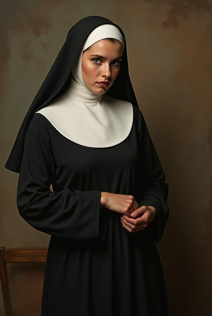 KAROL G dressed as a nun 