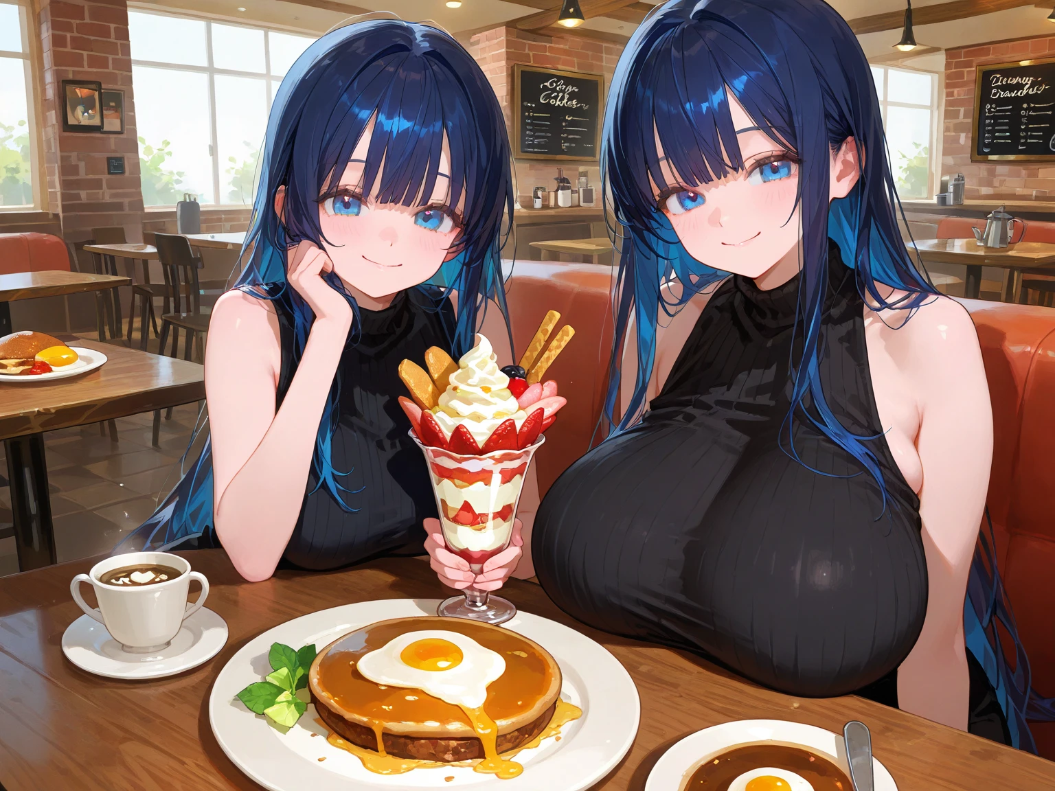Big-breasted sisters