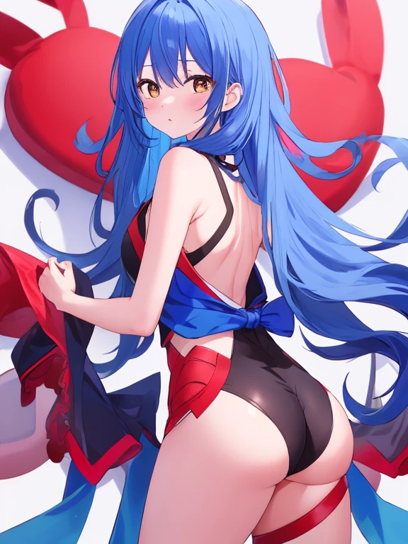 (masterpiece, best quality:1.2), (1girl, solo), (High quality:1.4), (High detailed:1.2), Sakimi-chan, a european girl with 18 years old, ((naked with gift ribbons)),