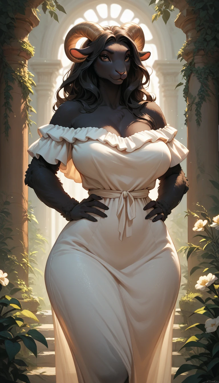 (portrait:1.3), African-Nigerian roots, dark hair, afro hair, brown eyes, face expression. (sexy:1.33), (Flirting, amorous gaze, orgasm, desire), ((natural skin texture)),
Show tits, (bare breast:1.3), (Medium breast:1.22), huge ass, thin, (nipples:1), shy, (pussy:1.1),
Dressed in a (white maid costume),
Standing in the hallway of the house,
((high angle,sharp focus)),(redshift style),
raw photo, hdr, rtxseries, 4K, 8K, HD, ((ultra realistic photo, best quality, masterpiece, realistic,best shadow,best illumination,finely detail,)), black border, anime character, high detail, high quality, intricate, details, beautiful, dynamic light, hyper realistic lifelike texture, ramatic lighting unreal engine trending on artstation,